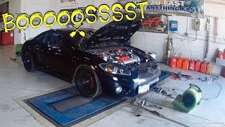 300hp 4cyl Supercharged 4g Eclipse Dyno
