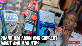Paano mag sukat ng current gamit ang analog tester, digital tester at clamp Ammeter [tagalog]