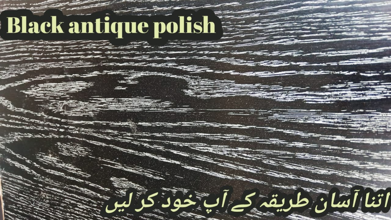 Black antique polish |Simple and easy technique of Polish |Polish ...