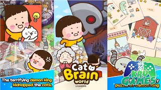 Cat Brain World - Tricky Puzzle Game Gameplay All Levels (Android, IOS) screenshot 3