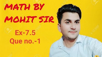 Rbse 12th Maths.Ex-7.5|Que-1 #rbse12maths
