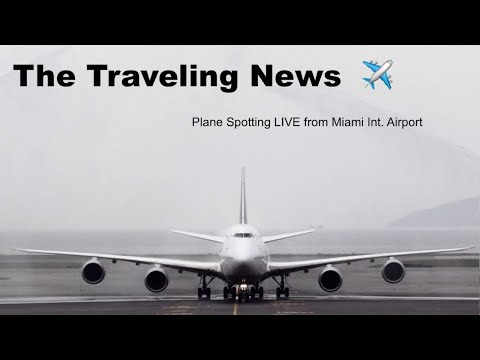 🔴 4K LIVE MIAMI INTERNATIONAL December 28th, 2023 PLANE SPOTTING ✈️