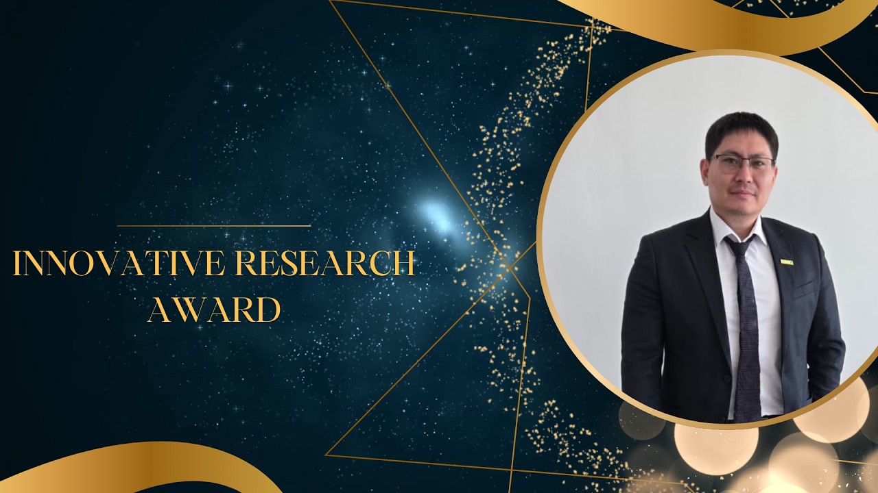 Mr. Yerken Aldakhov | Innovative Research Award | Kazakhastan