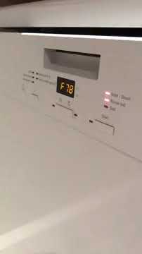 f11 miele dishwasher fault