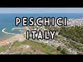 Peschici by drone 🏘️ The White Heart of Gargano | Aerial stock footage