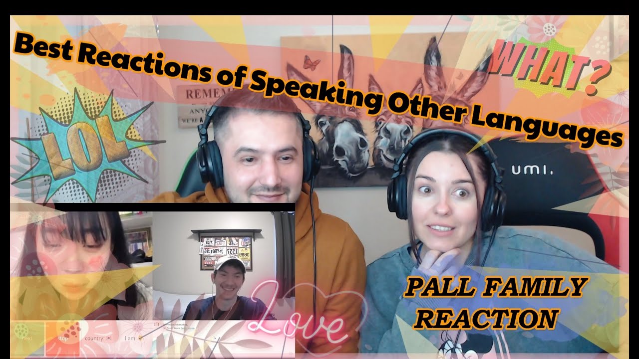 Ryan Hale - BEST Reactions of Speaking Other Languages - Compilation Pall Family Reaction!!