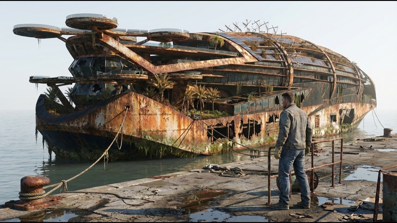 I Bought a $500 Million Futuristic Abandoned Mega Yacht for $30,000 – Complete Restoration Project