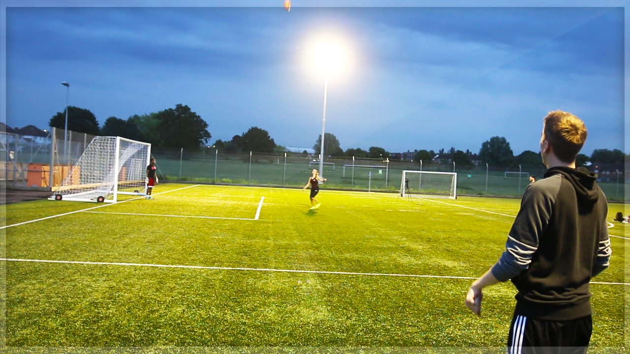 football score FOOTBALL THROW IN CHALLENGE!!