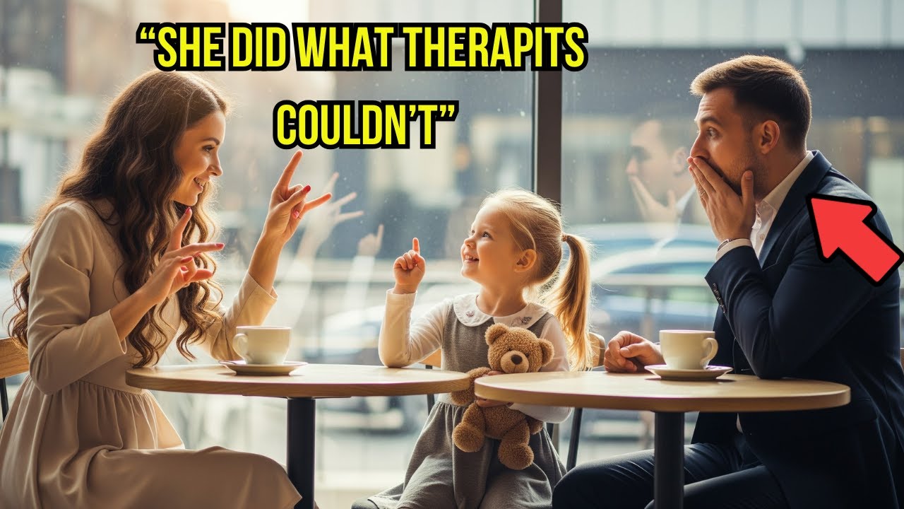 He Took His Silent Daughter To A Café—Then Froze When A Deaf Baker Made Her Smile For The First Time