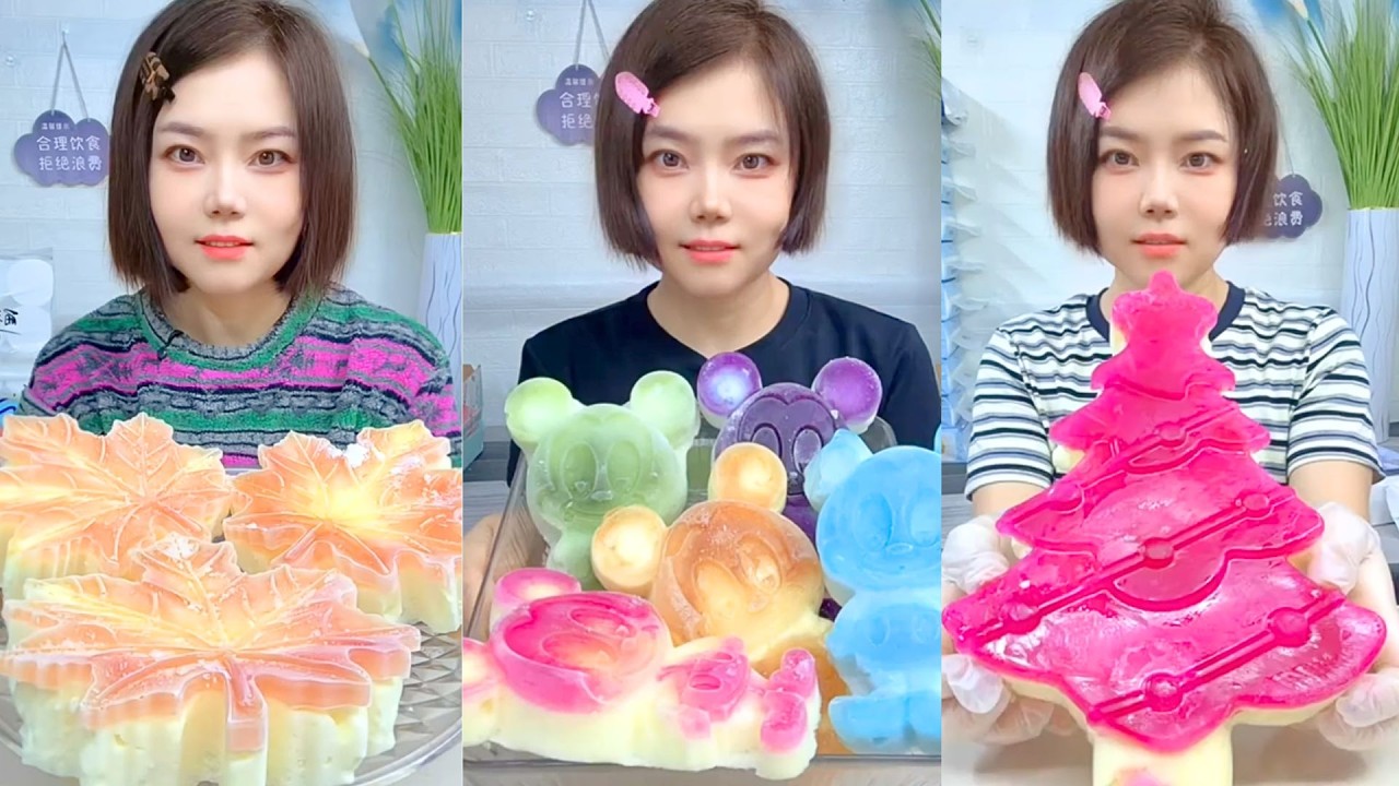 Homemade Traditional Chinese Ice Eating Show #74