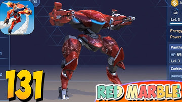 Mech Arena - Gameplay Walkthrough Part 131 - Panter Red Marble🔥OMG!(iOS,Android)