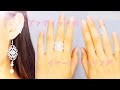 夏編（DIY）超簡単アンティーク風イヤーカフ＆リングの作り方How to make super easy antique ear cuffs & rings