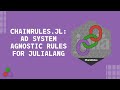 EuroAD 2021: ChainRules.jl: AD system agnostic rules for JuliaLang