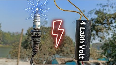 Experiment with Spark Plug and High Voltage generator ⚡ | Hindi