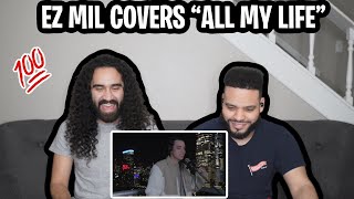 C&N Podcast Reacts | EZ Mil Covers "All My Life" on Rosenberg's Rooftop Session