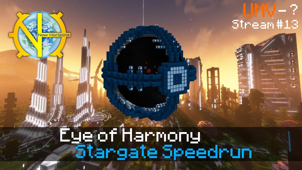 GTNH Stargate Speedrun Stream #13 - Eye of Harmony