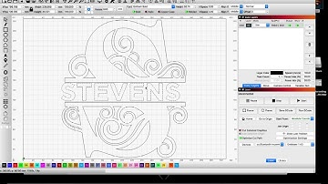 Welding Names to Monograms in Lightburn