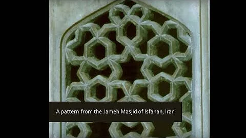 #35 – A pattern from Jameh Masjid Isfahan Iran - How to draw Islamic Geometry - زخارف اسلامية هندسية