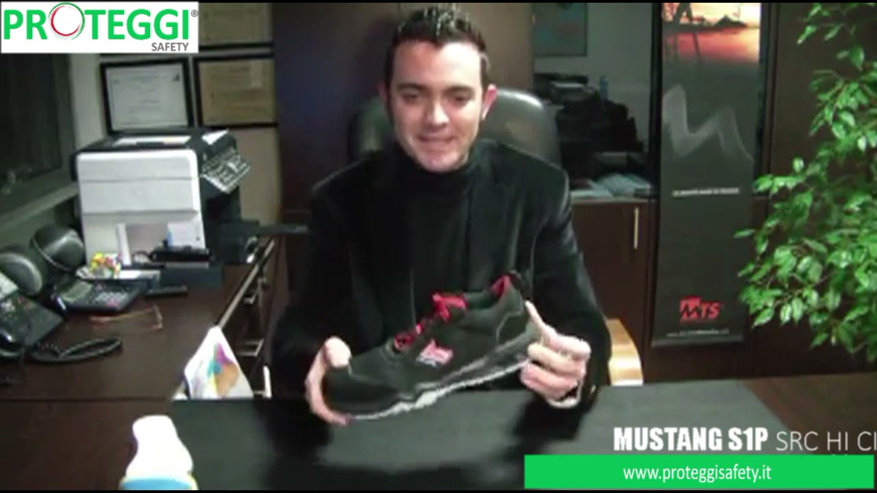 Scarpe antinfortunistiche da lavoro leggere Mustang s1p