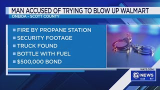 Court records: Scott County man accused of trying to ‘blow up’ a Walmart