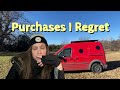 5 regrettable van life purchases i wish i never made