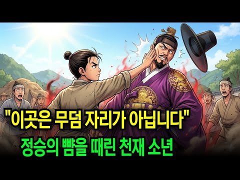 "이곳은 무덤 자리가 아닙니다" 정승의 뺨을 때린 천재 소년[야담 오디오북 민담 전설 조선야담 설화 옛날이야기]