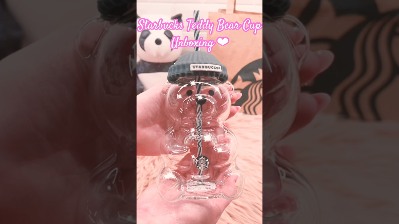 @starbucks Teddy Bear Cup 🧸🥤| Unboxing! ❤︎ #unboxing #starbucks #bearcop #2026