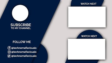 YouTube End Screen Or Outro In After Effects | After Effects Tutorial