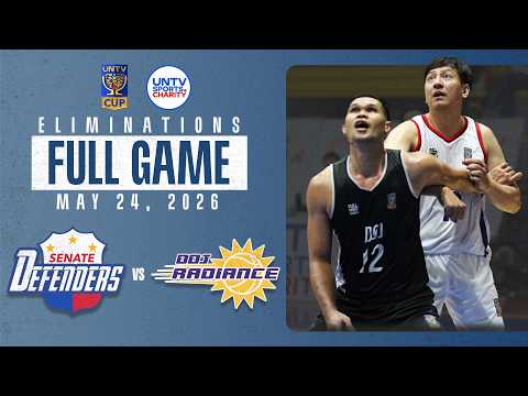 FULL GAME: SENATE vs DOJ on May 24, 2026 | #UNTVCupSeason12 Elimination Round