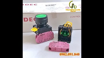 Nút nhấn nhả không đèn phi 22mm 1NC IDEC YW1B-M1E01G