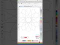 How to Create Beautiful Geometric Flower Design in CorelDRAW | Areeb Design World #designer #urdu