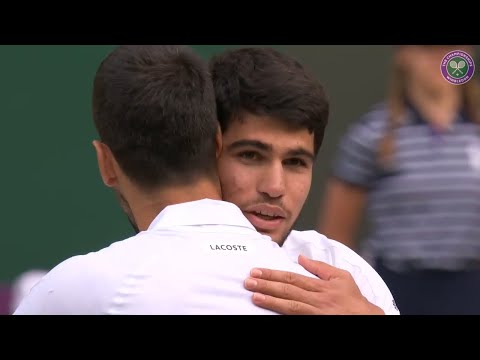 Carlos Alcaraz Wins The Wimbledon Gentlemens Singles Title Championship Point Wimbledon 2023