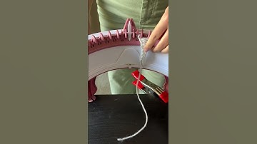 How to Knit I-Cord on the Sentro Circular Knitting Machine #knittingmachine #sentro #shorts