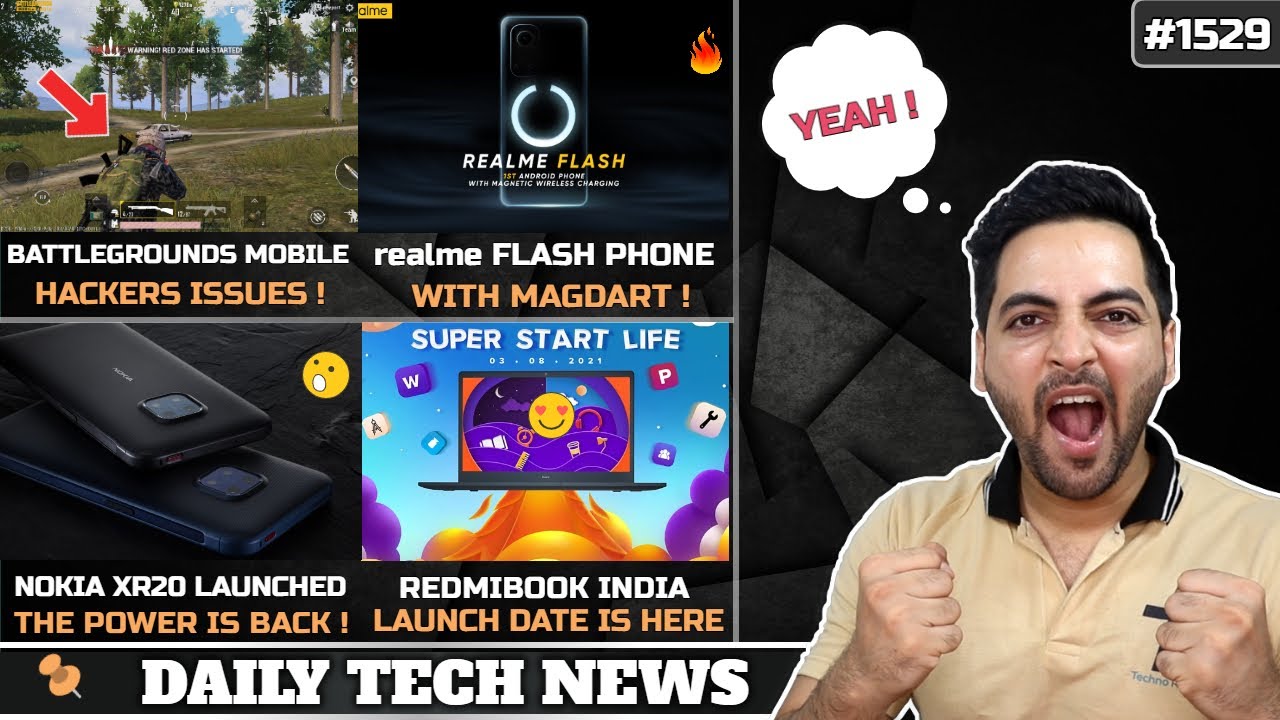 Battlegrounds Mobile India Hack😲,realme Flash Phone With MagDart😍,Redmi K50 First Look,One UI 4.0