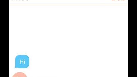 Alice and Bob texting story