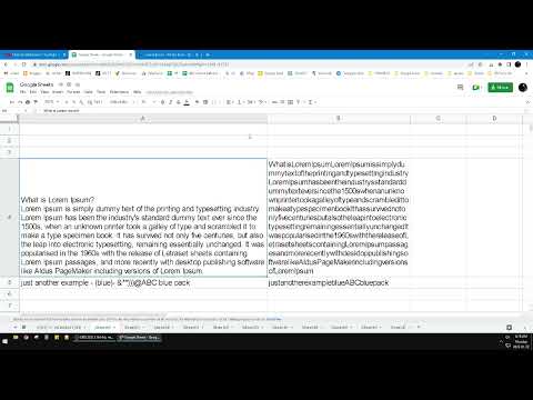 How to Extract only Alphanumeric Characters in Google Sheets | Delete All Symbols Regular Expression