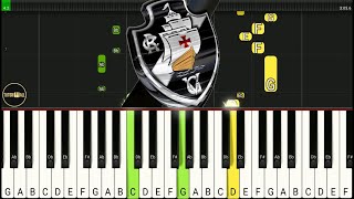 HINO DO VASCO ⚽ Como tocar no teclado / piano screenshot 2