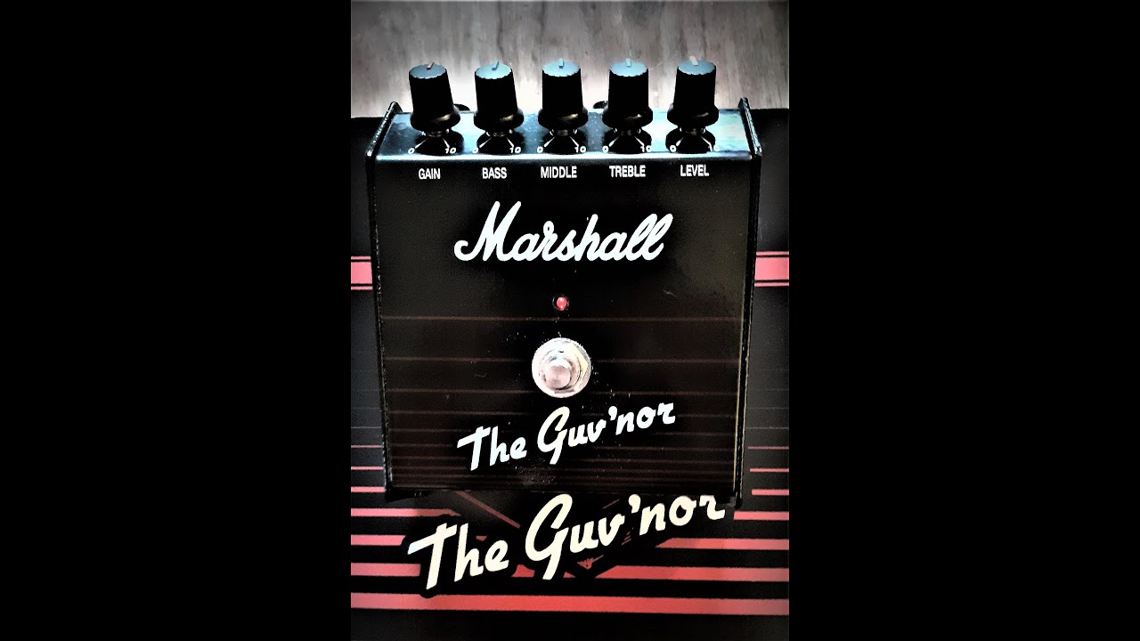 Marshall The Guv'nor Pedal - a Marshall in a box that's actually a