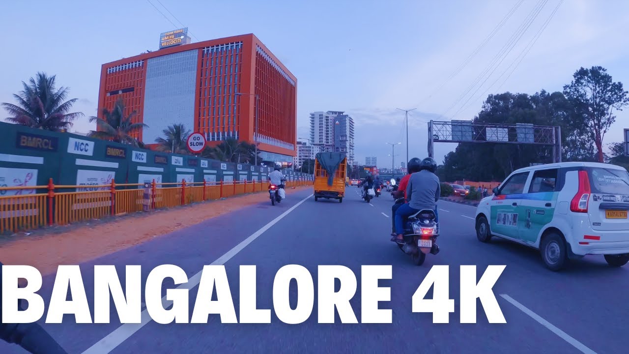 Evening Drive on Bangalore Airport Road 4K