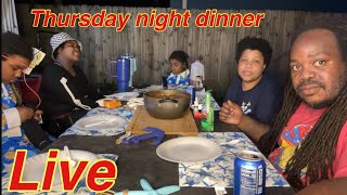 Trimble family life is good  is live dinner Thursday night ￼!