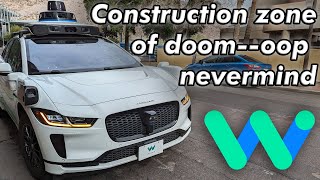 Waymo dodges my construction challenge (fair enough, honestly) | JJRicks Rides With Waymo #104