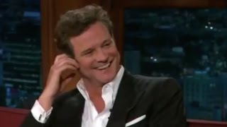 Colin FIRTH getting close &amp; personal with Craig FERGUSON