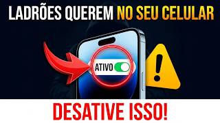 ALERTA! LADRÕES QUEREM QUE VOCÊ DEIXE ISSO ATIVO NO CELULAR! DESATIVE AGORA!