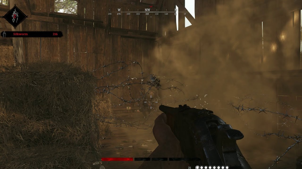 Hunt: Showdown - Trapped him with a Concertina Bomb and killed him for the win.