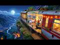 Living on a Train House 🏡: Peaceful Days & Quiet Moments | Cozy Cooking & ASMR | Ghibli-Style Video