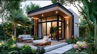 Modern Small House Design with Elegant Backyard Inspiration ✨