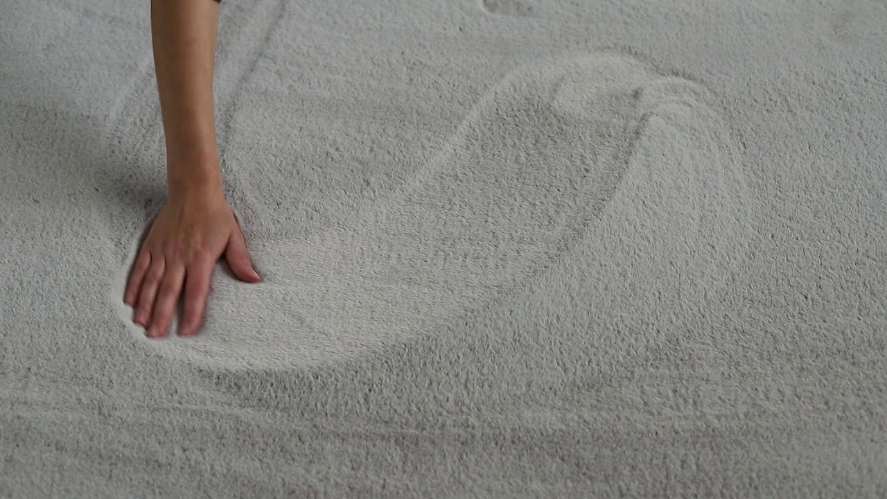 BUNNY collection carpet - silver colour - dywanyluszczow.eu