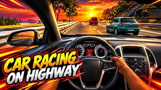 Car racing on highway road/racing car gaming highway road car racing gameplay  screenshot 3