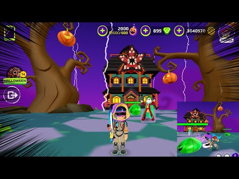PK XD 🐈 Historia : La casa embrujada de PK y la batalla por la gata. [Halloween 2025] 👻🎃💀