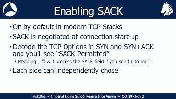 SF18EU - 20: TCP SACK Overview and Impact on Performance (John Pittle)